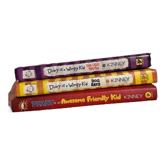 Diary of Wimpy kid & awesome kid hardback excellent condition! 3 books! - Picture 9 of 12